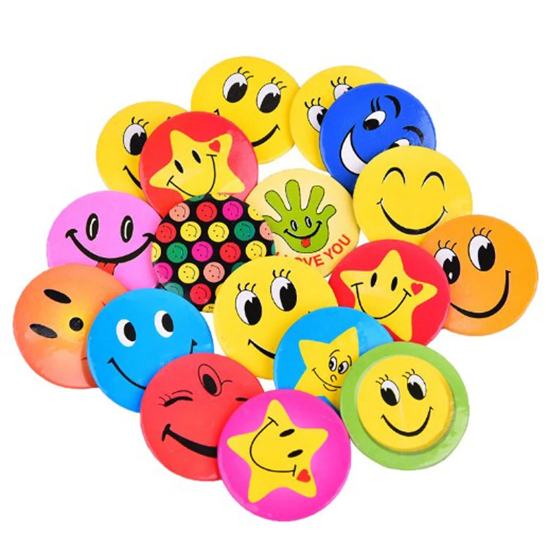 30 Pcs Cute 45mm Pin Badge Pins Colorful Colors Brooches Badges Jewelry Kids Friends Accessories Badge Decoration