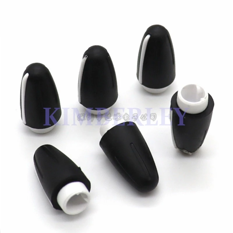 5 Piece 11 X 21 Rubber Plum Knob Code Switch Knob Cap Potentiometer Knob Plastic Soft Rubber Knob