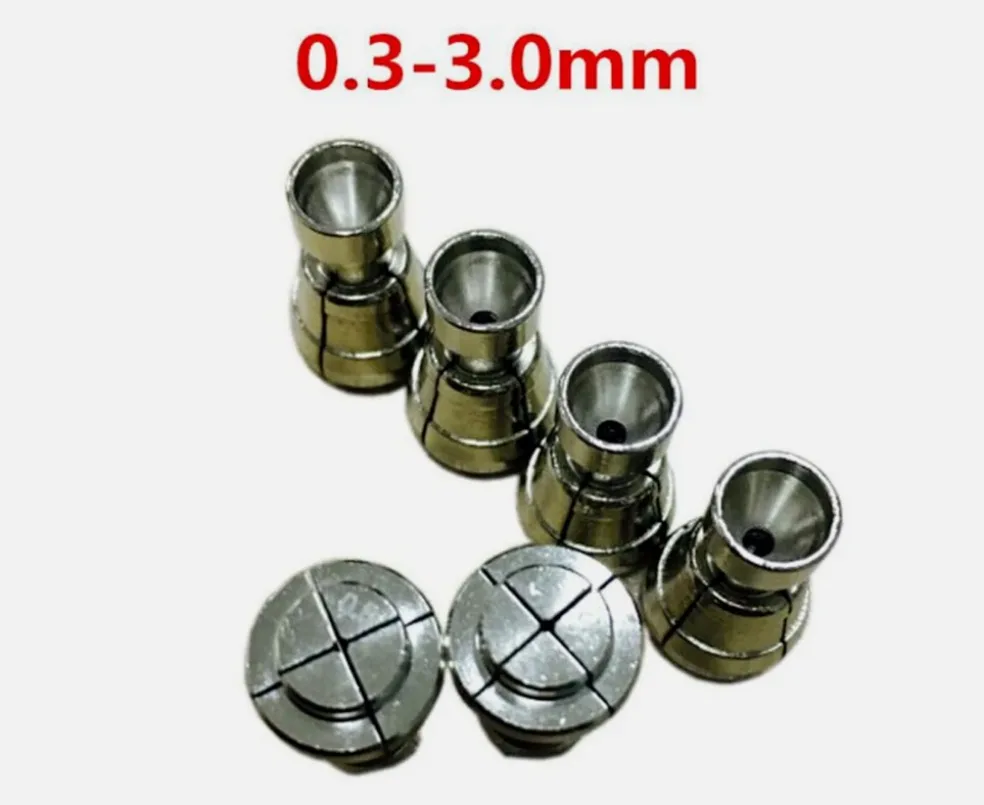 1PC  For Collet Machine CNC Wire EDM Drill Guide 0.3-3.0mm Fixture Size 13*10*23L