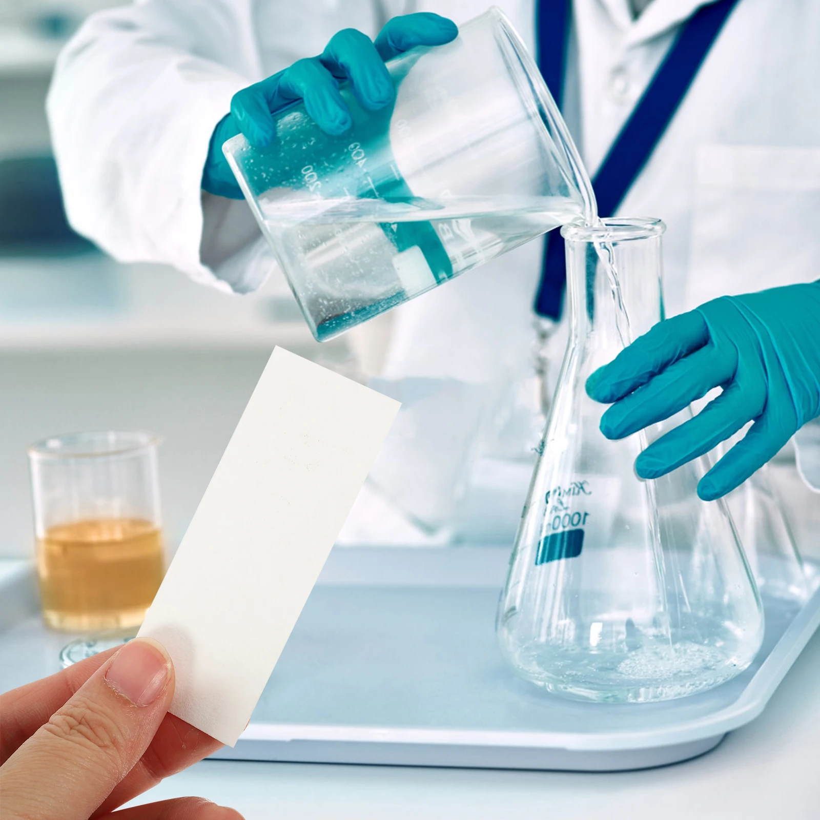 

500 Pcs Absorbent Paper Blotting Strips Lab Cleaning Dust Removal Chromatography Filter Sheets 2.8x7.5cm 100 for Laboratory