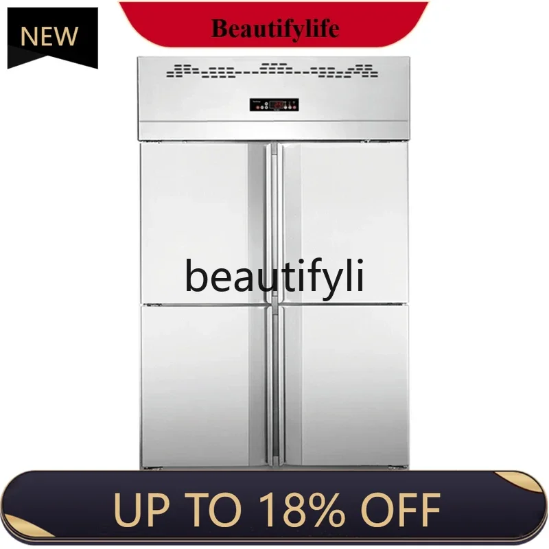 

Air-cooled and frost-free refrigerator Commercial four-door frozen and refrigerated refrigerator Vertical freezer