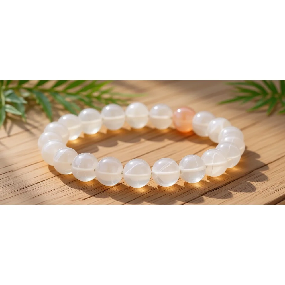 

Браслет из бусин с целебными кристаллами 8 мм, регулируемый, для женщин и мужчин