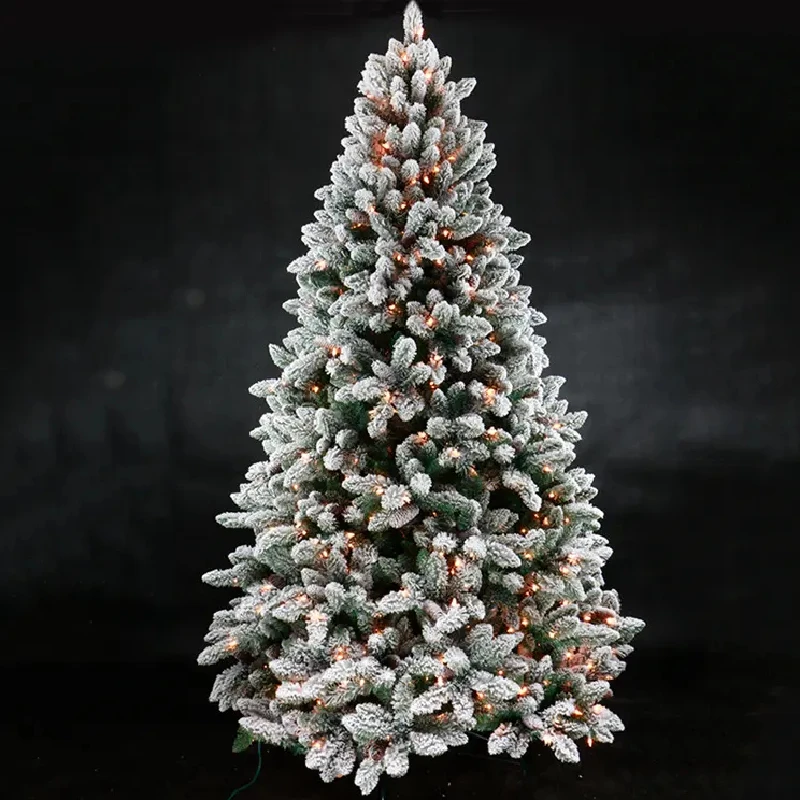 Wholesale Christmas Tree Snow Tree Market Decoration Accessories Home Decor Craft High Quality Encrypted PVC