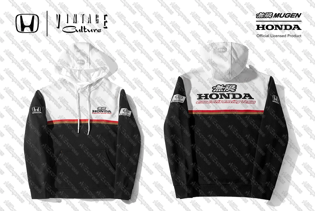 

Honda Vintage Culture-1996-Honda Team Толстовка с капюшоном Быстросохнущая дышащая спортивная одежда для отдыха и велоспорта Удобная осенне-зимняя мода