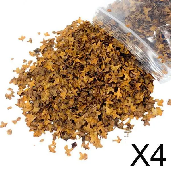 Kit de micro paisagem de folhas em miniatura para casa de boneca, layout ferroviário, acessórios de decoração HO