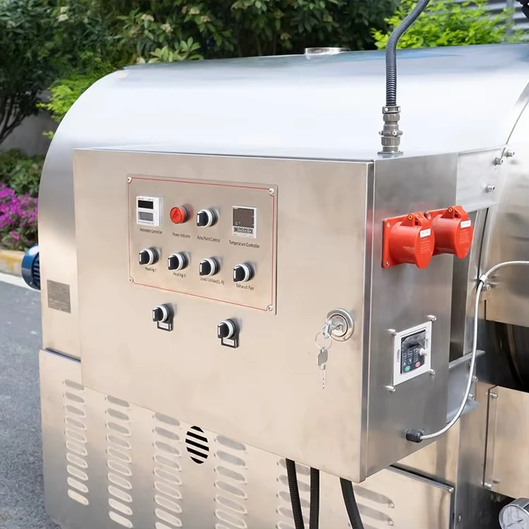 Compact Nut Roaster with Temp Control – Ideal for Peanut Butter Prep, Chocolate-Making & Snack Production