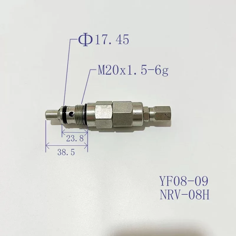 Threaded plug-in direct acting relief valve YF08-09