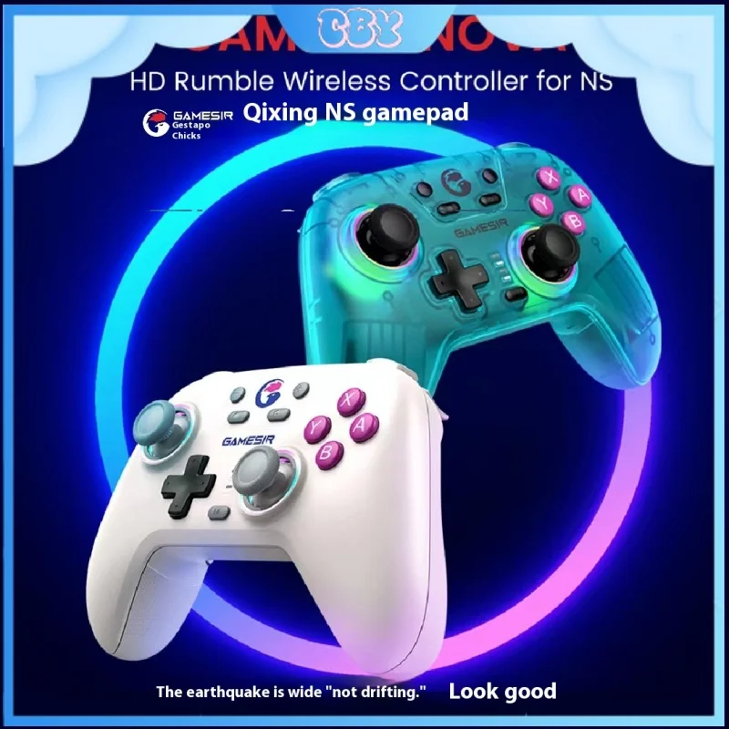 2024 New T4ns Gamepad Supports Switch Android Ios Pc  Steamtype-C Interfaces The Dual-Motor Vibration Standby Time  Long