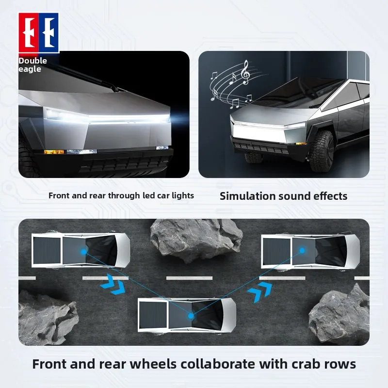 Camión todoterreno con Control remoto, doble águila, nueva energía, simulación de colina, coche de escalada, modelo eléctrico, juguete para niño, regalo para niños