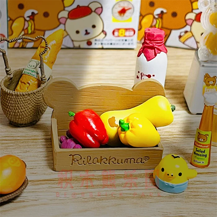 レメント レイジーベア コンビニエンスストア フード プレイ ブラインドボックス コレクタブルフィギュア スーパーマーケットテーマ おもちゃ ファンとコレクター向け