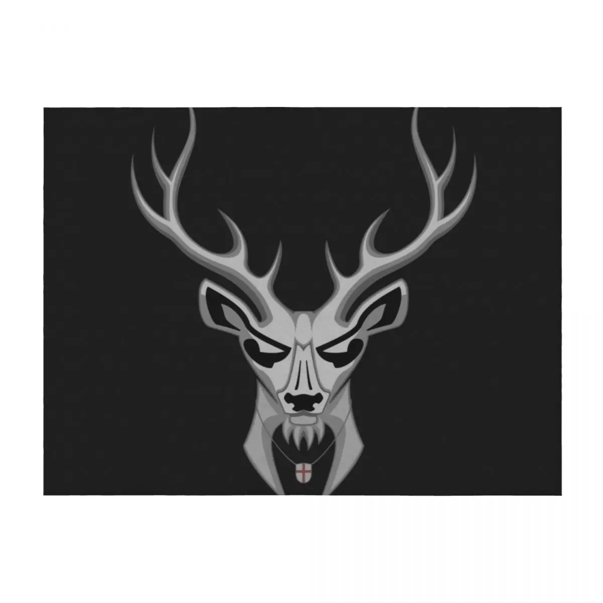 Deer of Freiburg Throw Blanket For Decorative Sofa Soft Plaid Soft Plush Plaid Blankets