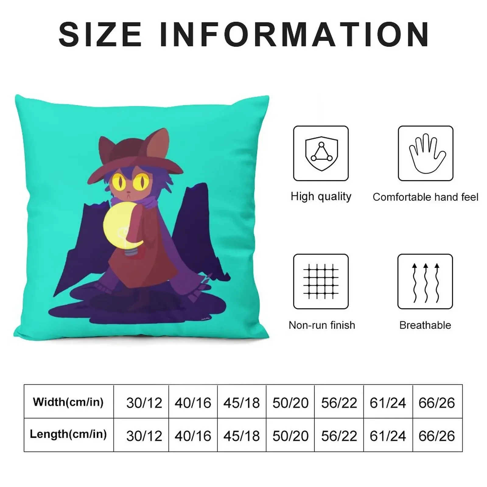 Oneshot Niko In Barrens Throw Pillow christmas pillowcases Anime Elastic Cover For Sofa Christmas Cushion For Home pillow