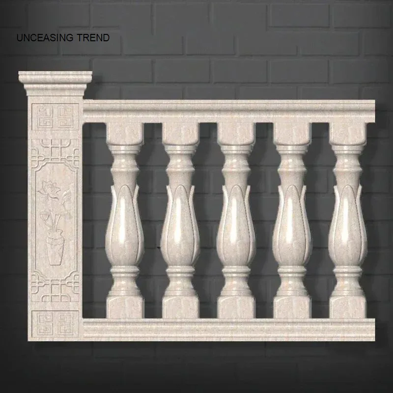 European Roman Column Mold Villa Balcony Railing Handrail Vase Column Fence Roman Column Mold Cast-in-place Cement Building