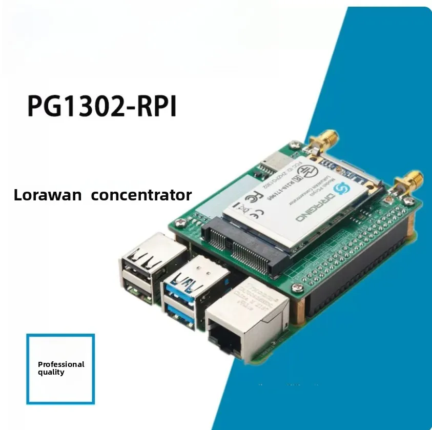 Dragino PG1302 PG1302-PI LoRaWAN Concentrator multi-channel high performance transmitter/receiver, fully compatible RPi3/4
