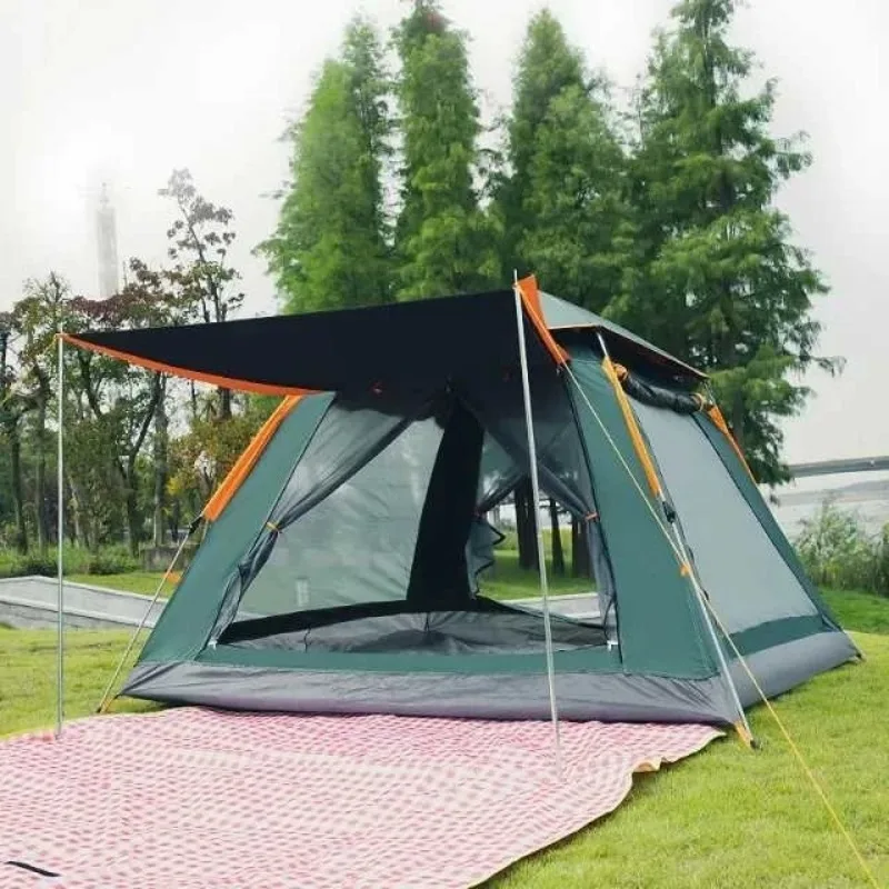 Double Layer Aluminium Triangle Hard Shell Roof Tent for Self-Driving Car Rear Awning Outdoor Adventure Companion