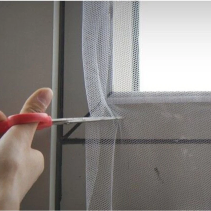 Mosquito Net Curtains For Sliding Extendable Windows Sticker Fly Insect Screen Hook DIY Mesh Home Simple Style Summer.