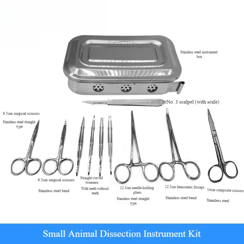 animal-pet-rat-mouse-microdissection-experimental-kit-surgical-kit-surgical-instrument-kit-stainless-steel