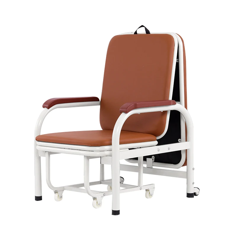 Multi-Functional Foldable Companion Chair Single-Person Portable Chair Bed Home & Hospital Use Collapsible Sofa Bed