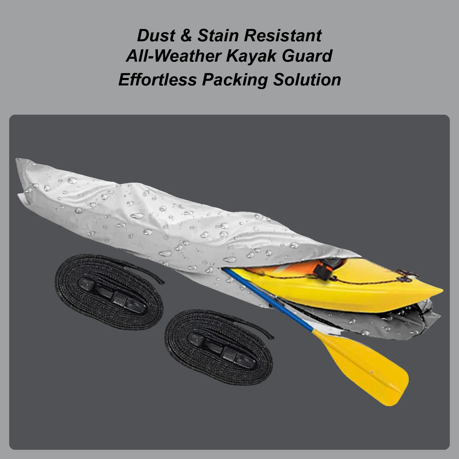 

Canoe Cover UV-Resistant Waterproof Protective Dustproof Paddle Board Storage Cover For Paddle Board Surfboard Fishing Boat