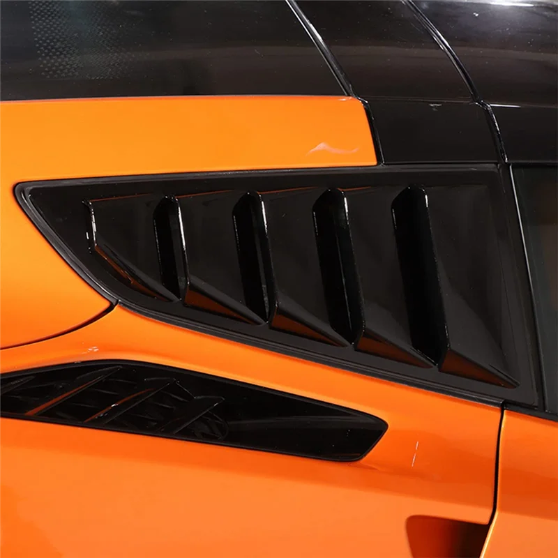 

Superior-Car Rear Side Window Louvers For Corvette C7 2014-2019 Triangular Window Glass Blinds