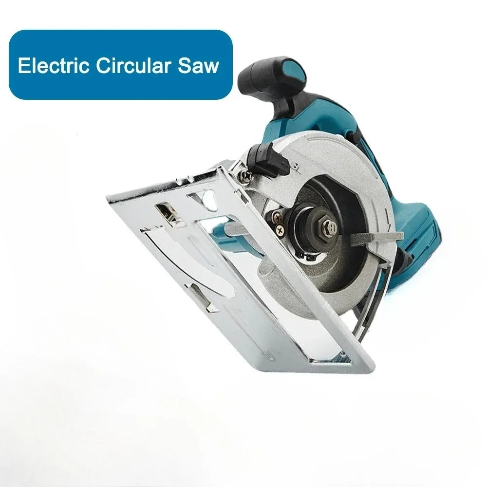 Brushless 5-inch 125mm Mini Electric Circular Saw Cordless 0-45° Adjustbale Woodworking Power Garden Tool for Makita 21V Battery
