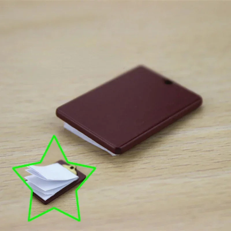 18mm*21mm Alloy Clipboard With Real Paper Attache For Doll DIY Miniature Dollhouse Dolls Accessories