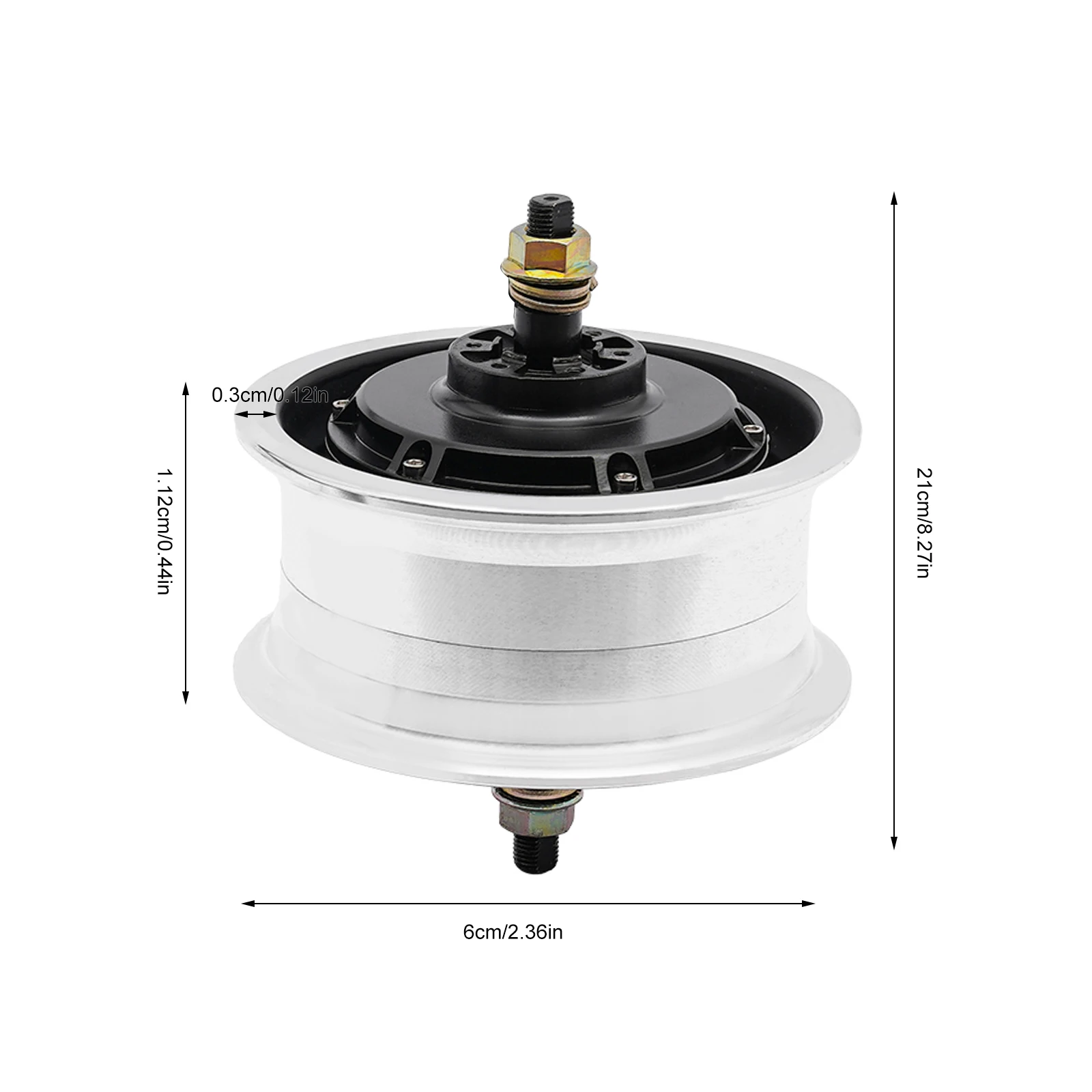 60V 2800W Brushless Electric Scooter Hub Motor Front & Rear Drive 11"