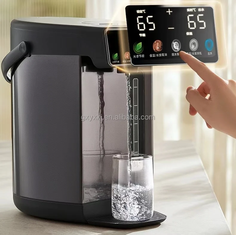 

Midea 5L Stainless Steel Kettle Digital Control Smart Pour Over Coffee Tea Black Electric Kettle with Temperature Control