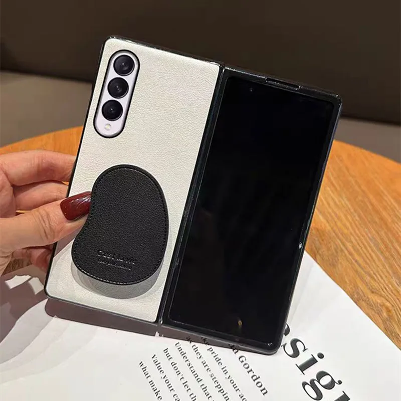 Складной кожаный чехол для Samsung Galaxy Z Fold 6 Z Fold 5 Z Fold 4 ZFold3 ZFold2