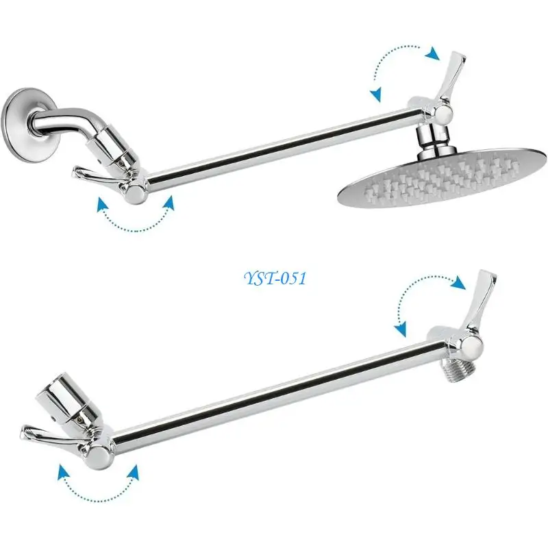 E15A Modifiable Metal Mixture Shower Extension Club For Flexible Positioning Simple