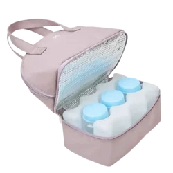 Bolsa aislante para almacenamiento de leche, extractor de leche materna, Enfriador de maternidad de doble capa, bolsa de preservación fresca