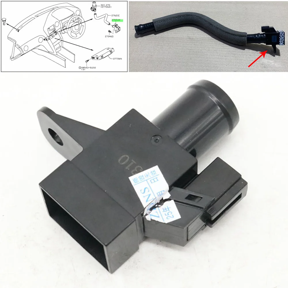 

Indoor Temperature Sensor For Nissan Sylphy Qashqai X-Trail Altima Tiida 350Z NV200 Livina Teana Sentra Cube Fuga Dualis Micra