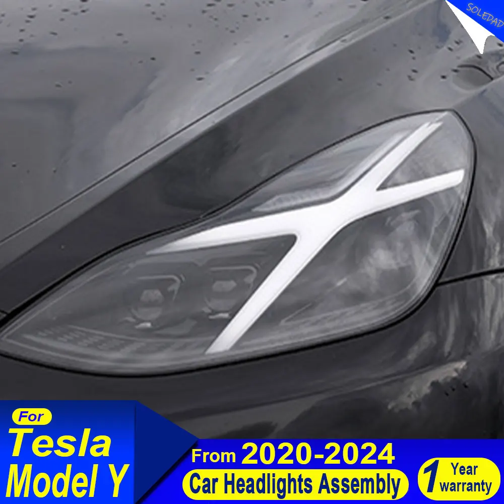 For Tesla Model Y 2020 2021 2022 2023 2024 LED Head Lamp Upgrade DRL Dynamic Signal Lamp Front light Assembly