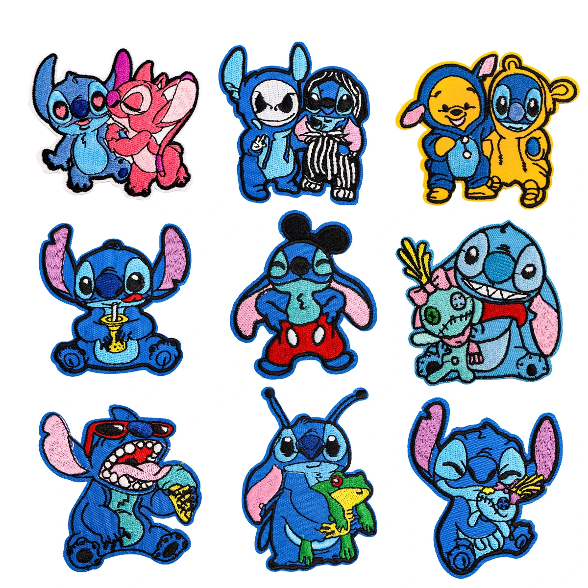 

Lovely Animals Patch Cartoon Embroidered Patches For Clothing DIY Iron on Patches For Clothes Cartoon Patch Stickers