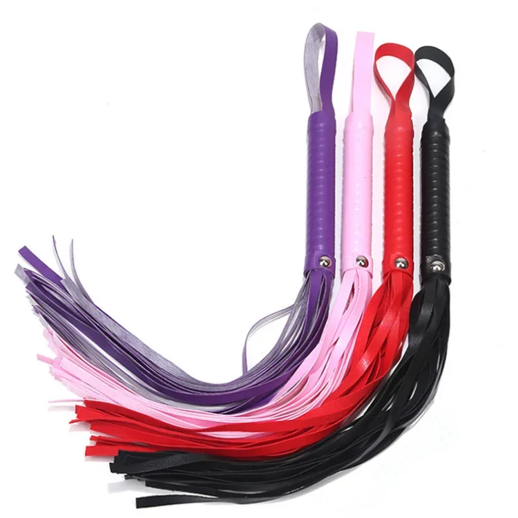 Bondage Adult Games PU Leather Sex Whip Flogger Ass Spanking Restraint Bondage Roleplay Slave Fetish Sex Toys for Couple