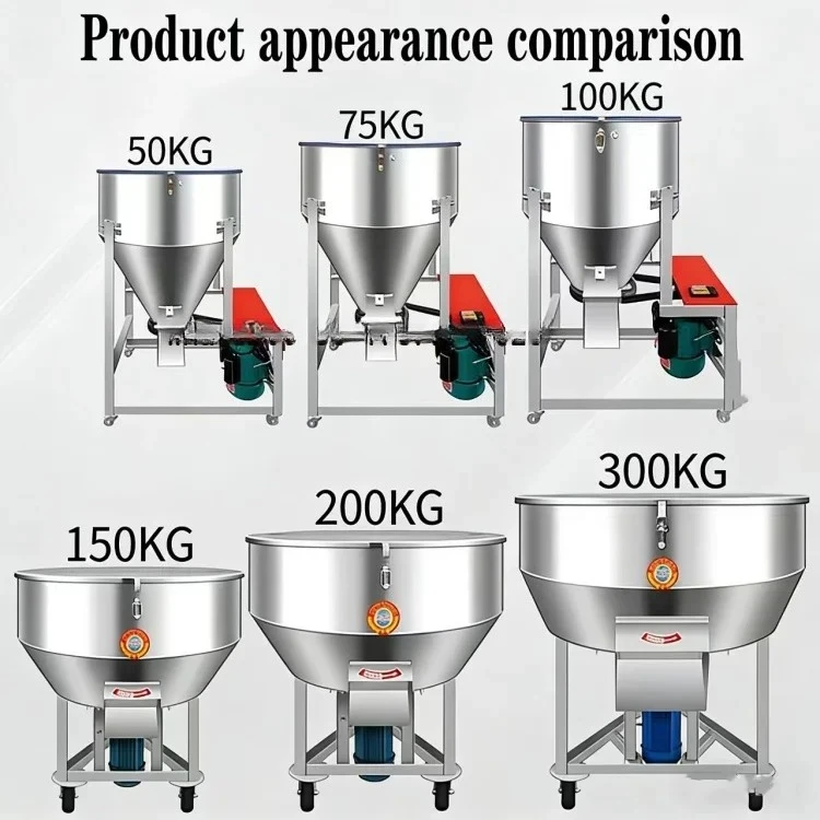 2026-Best-selling Stainless Made Feed Mixing Machine Animal Feed Mixer Poultry Feed Mixing Machine