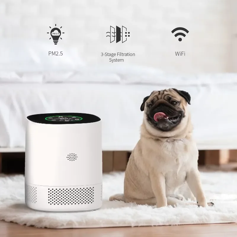 For Pet Hepa Smart Home Air Purifier Room Personal for Smoking 99.97% Efficiency Large Capacity Air Cleaner for Home Use