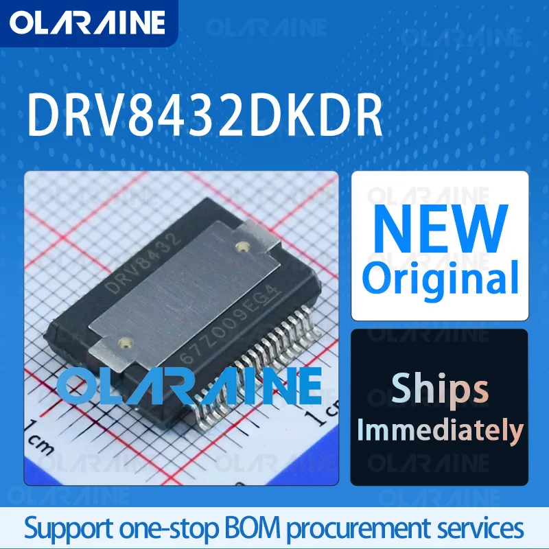 

1/5/10Pcs DRV8432DKDR HSSOP-36 original ic chip Motor/Motion/Ignition Controllers and Drivers RoHS current 7 A