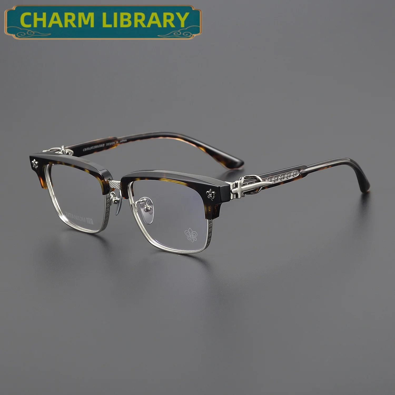 2025 New Acetate Fashion Eyeglasses Frame Men Square Retro High Quality Glasses Frame Women Korea Luxury Brand Designer Eyewear