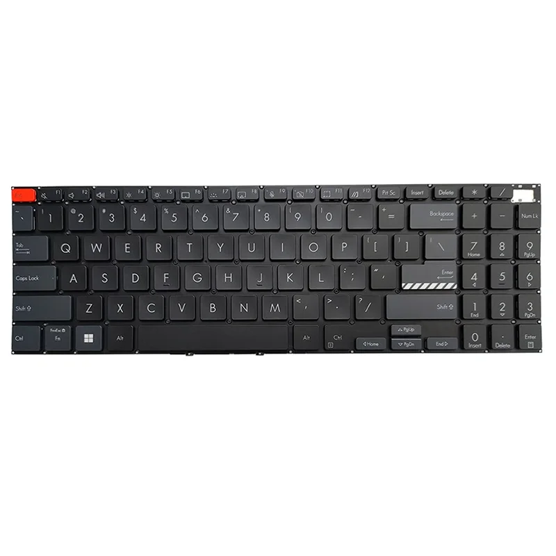 Laptop US-With Backlit-Black/SILVER Keyboard For ASUS Vivobook 15Pro M3500 M3500Q M350 English US Backlight