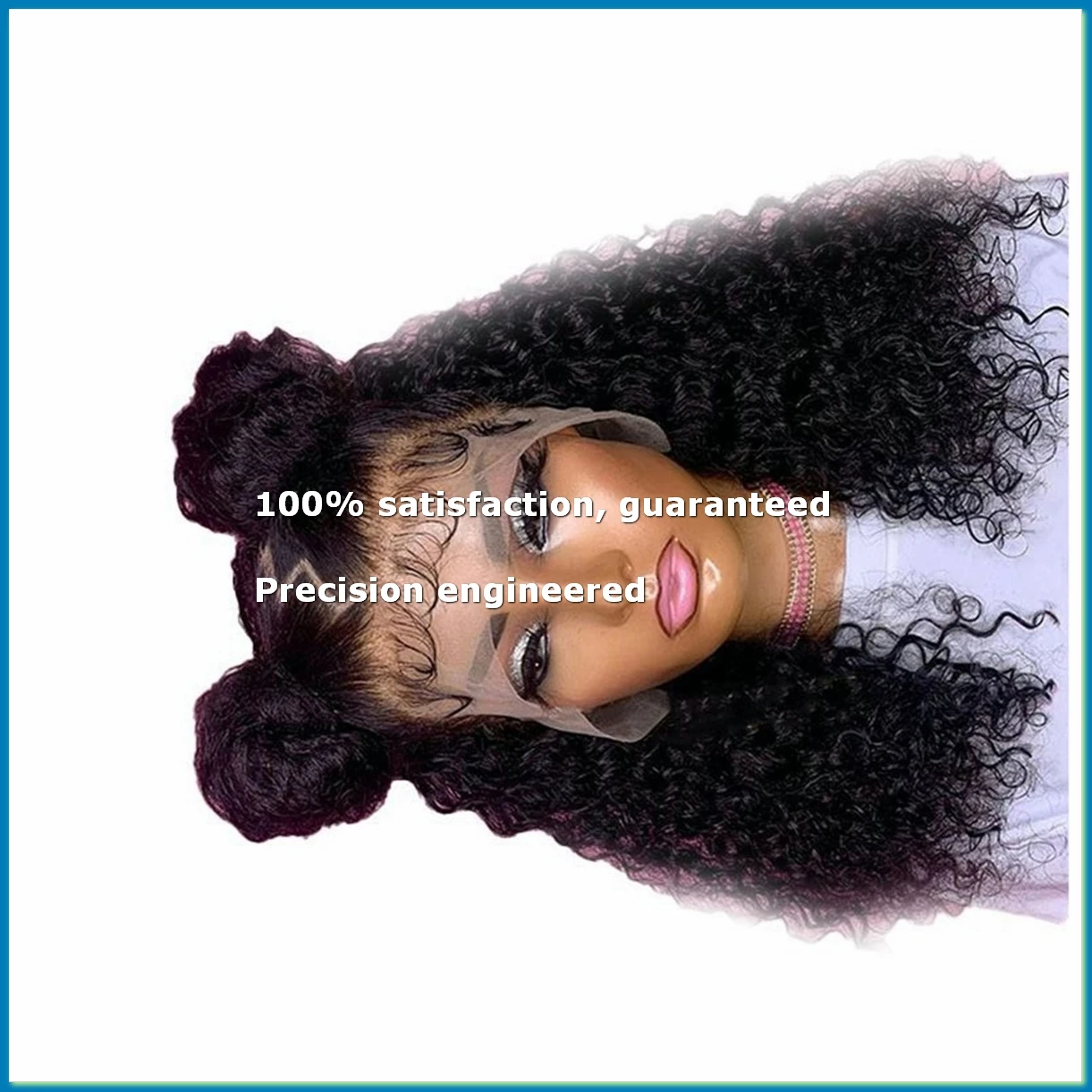 ●Short Curly Wig Curly Lace Front Wig Women Pre-Pulled Brazilian Curls Lace Front Wig