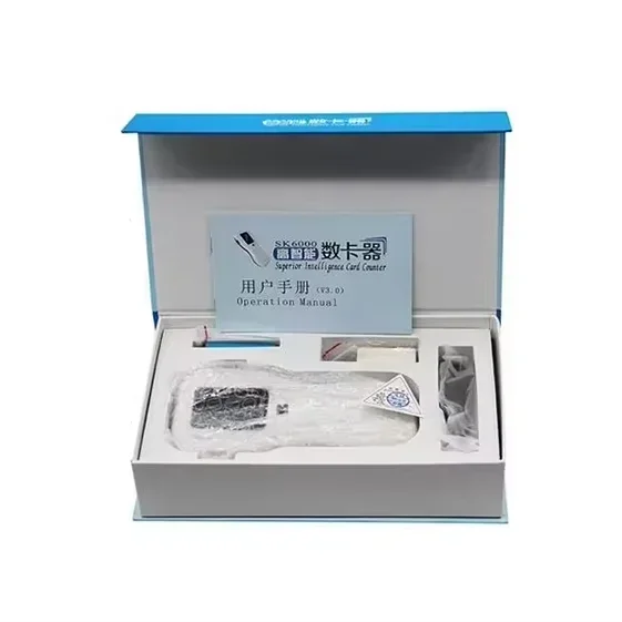 SK6000 High Speed Plastic Card Counter - Precision Counting  Fast, Accurate, and Efficient Solution for Card Management