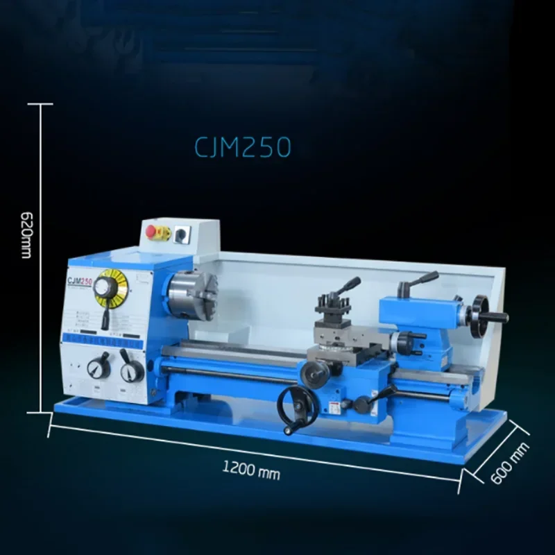 CJM250 Lathe Desktop Metal Processing Lathe Small Lathe Home Multifunctional Woodworking  Metal Precision Instrumentation