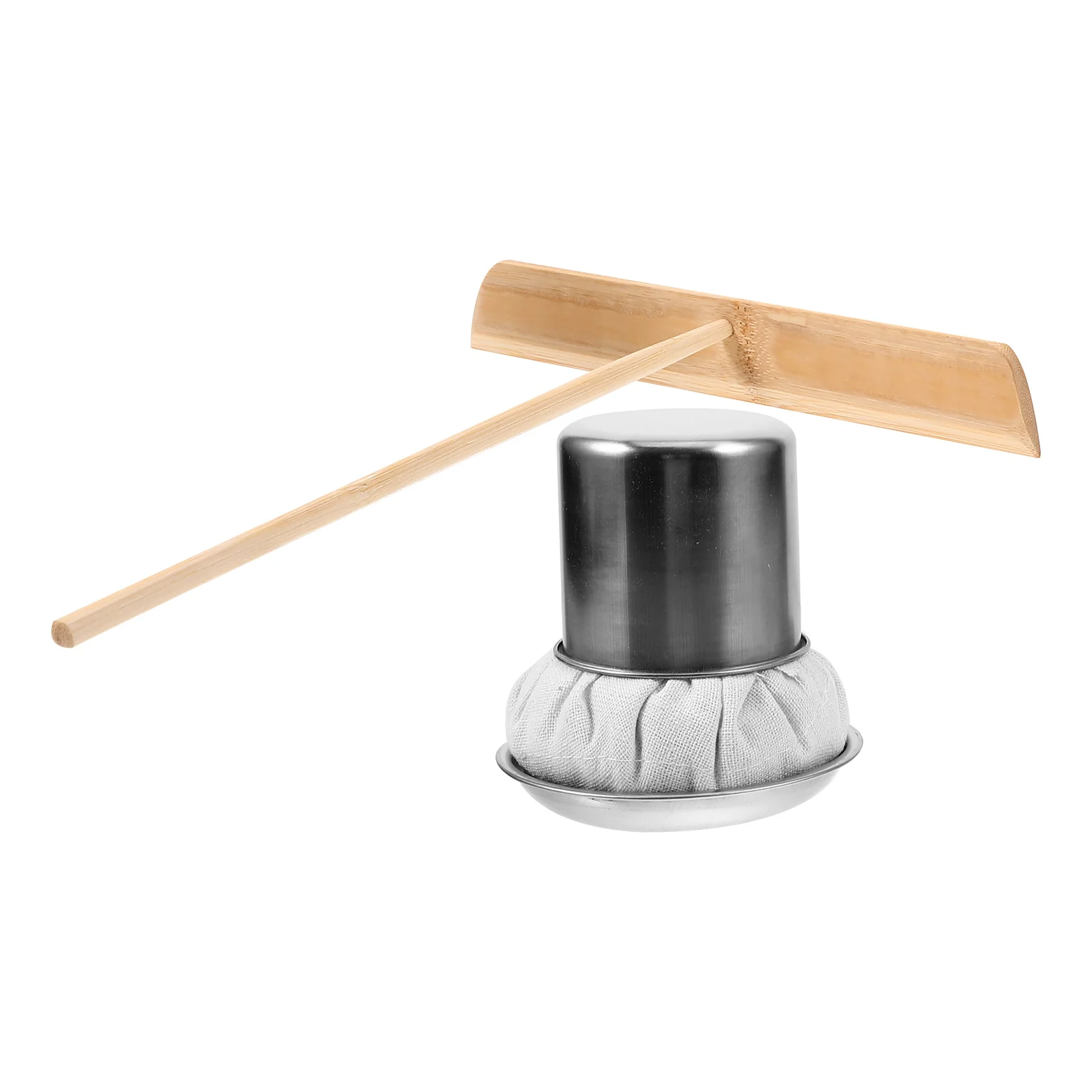 

Stainless Steel Oil Spreader for Pancake Making Crepe Tools Professional Grease Brush Cloth Pan Applicator Kitchen Accessories