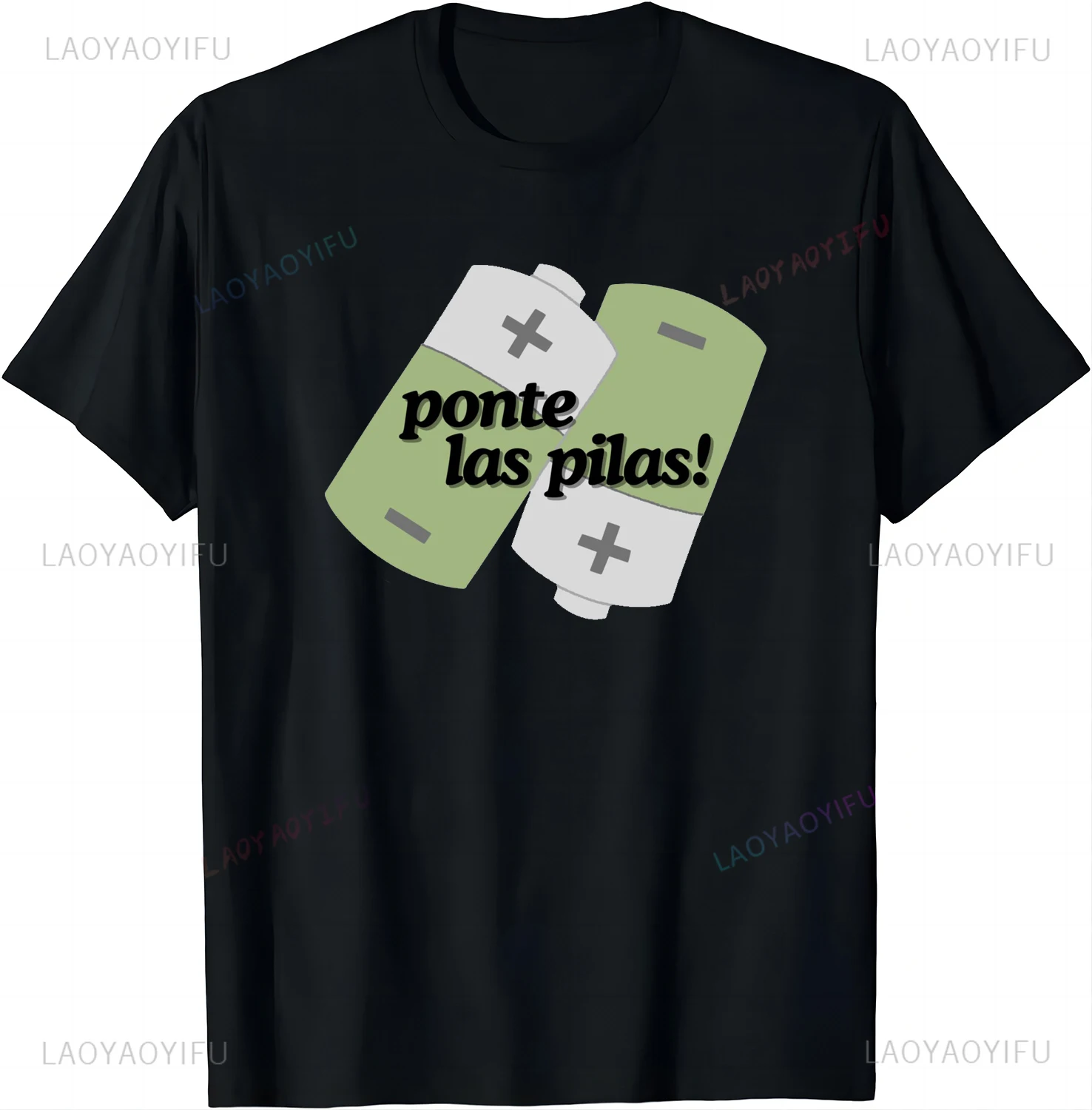 Ponerse Las Pilas Optimistic Install Battery Short Sleeve Tee Customizable Mens T Shirt Camiseta Hombre