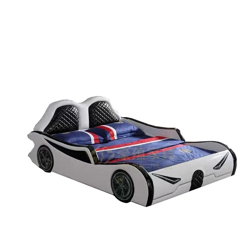Hotel hotel car bed, soft bag leather art hotel bed, electric bed manufacturer homestay theme bed, constant temperature