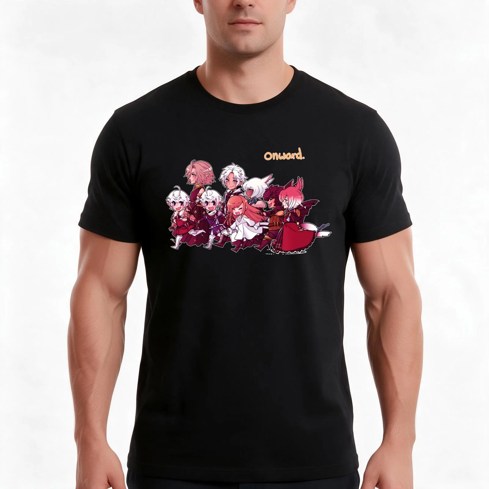 The Scions of the Seventh Dawn T-Shirt, Summer Casual Cotton Tee, Oversized Streetwear Tops, Vintage Graphic Print, 100% Cotton