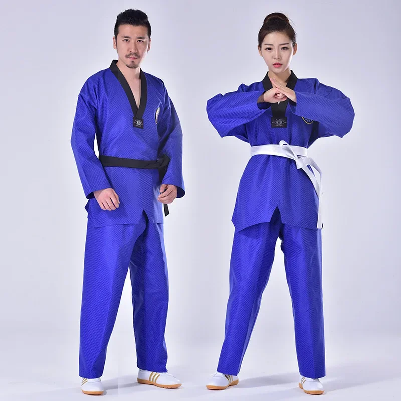 

Униформа для тхэквондо Tae Kwon Do Боевые искусства Добок с v-образным вырезом ММА Каратэ