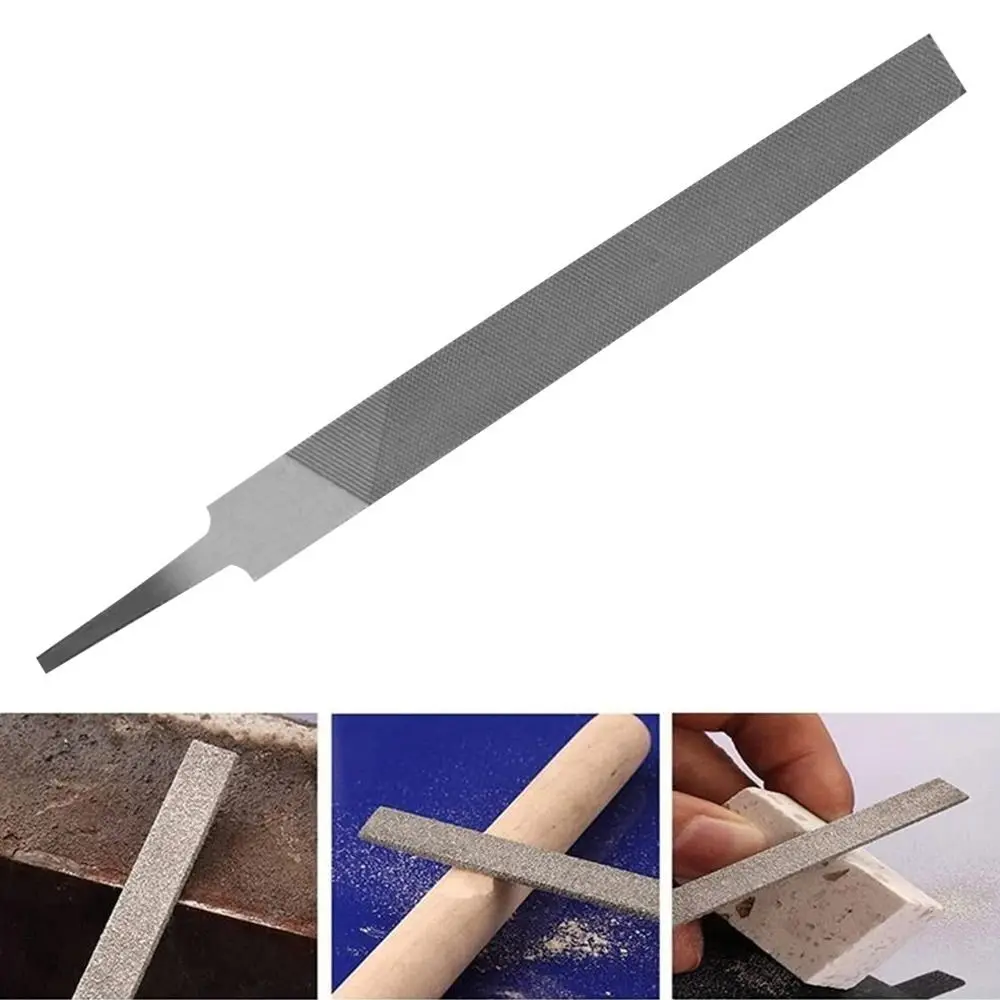 Wear-resistant Steel Flat Saw File 6/8/10/12/14 Inch Flat Hand File Carving Straightening Steel Files Metal