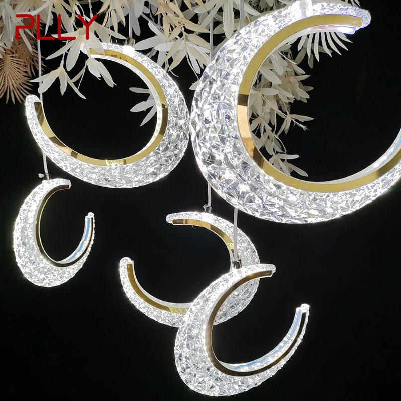 

PLLY Modern Wedding Pendant Lamp Festival Lights Atmosphere LED Light For Party Stage Background Decorationnd